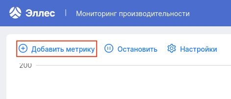 dsm mon top toolbar add metric