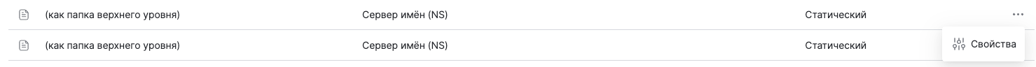 dsm dns ns properties