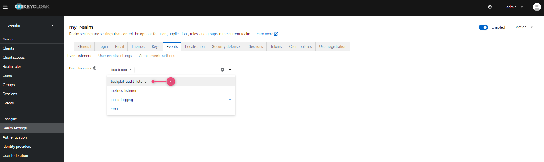 techplat audit listener