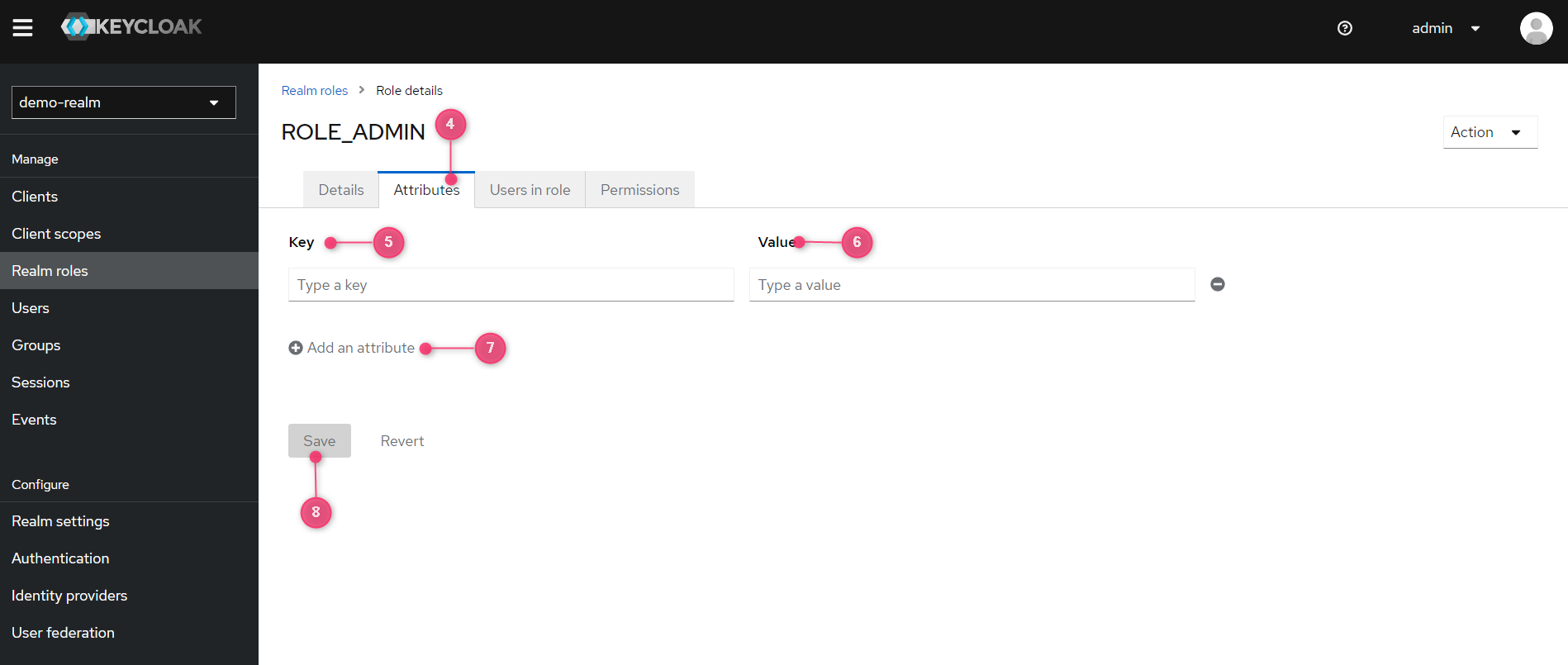 assign atribute to role 2
