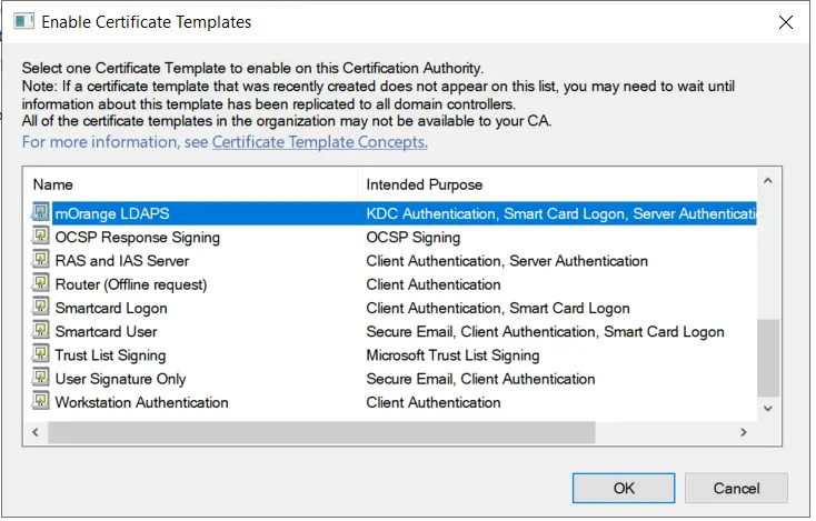 2 enable cert templates