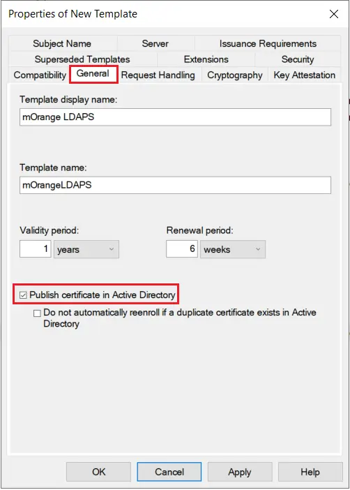 3 publish cert in ad