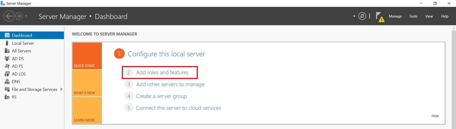 1 add roles and features